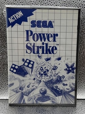Power Strike Sega Master System mit Handbuch seltene Special Edition Retro 1988 #1020