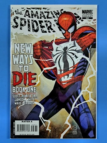 Amazing Spider-Man #568 Rare 2nd Print Marvel (2008) Anti-Venom High Grade NM+🔥
