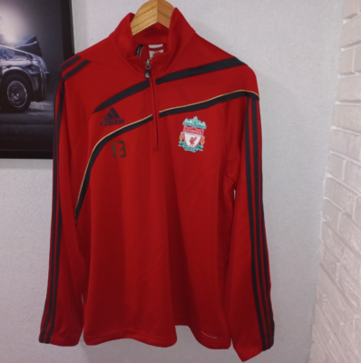 ウェア 2009-10 Liverpool  Sweat Top J-O 2009 Liverpool FC Player Issue #13 Training Zip-Top Pullover