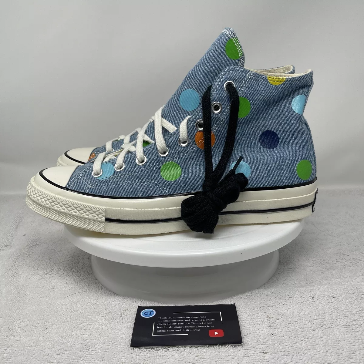 Converse Chuck Taylor 70 Hi Golf Wang Tyler The Creator Polka Dot Size 9 170011C