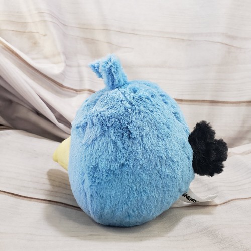 Angry Birds Blue Bird Jay Plush Stuffed Toy No Sound Embroidered 5.5 Inch 2010 - Picture 2 of 8