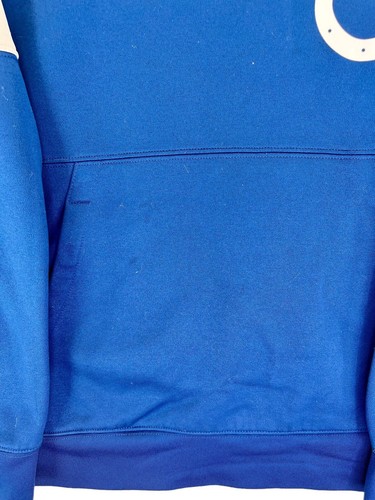 Nike On-Field Indianapolis Colts Hoodie Sweater Mens Med Blue 100 Years Pullover - Picture 2 of 7