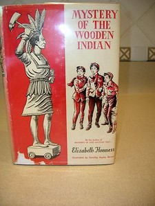 Mystery-of-the-Wooden-Indian-By-Elizabeth-Honness-Illus-D-B-Morse-1958-HC-DJ-1st