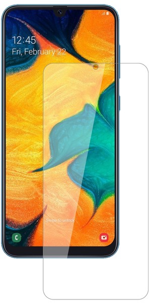 Schutzfolie FüR Samsung Galaxy A30 Anti-Shock Klar 9H Display Folie Dipos Glass-image