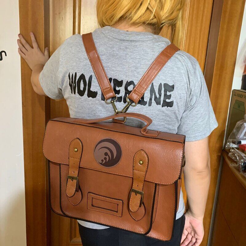 Anime Lycoris Recoil Nishikigi Chisato Cosplay Backpack Satchel