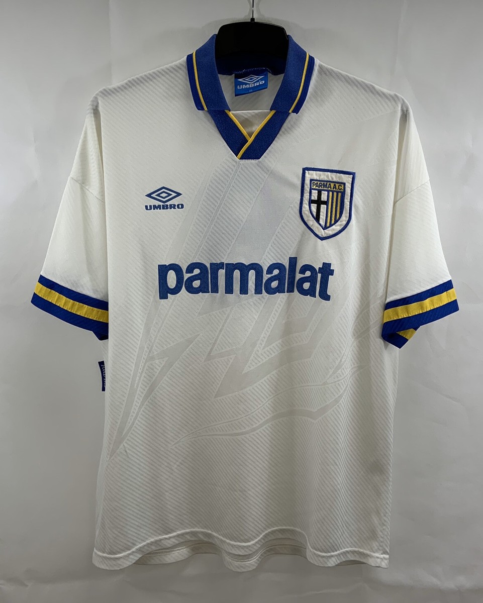 Parma Pin 8 Home Football Shirt 1993/95 Adults XL Umbro B918 | eBay UK