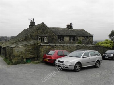 Photo 6x4 Headley Hall Queensbury/SE0930 The modern datestone reads &quo c2009