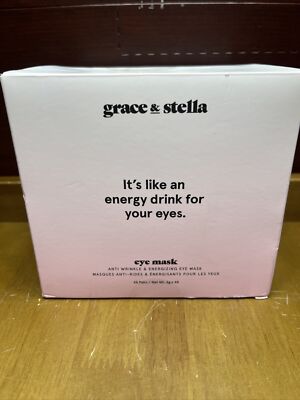 GRACE & STELLA 48 PAIRS ENERGY DRINK FOR YOUR EYES EYE MASKS EXP 3/31/2025 (x48)