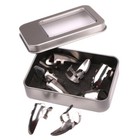 8x Stainless Steel, Open Design, Metal Finger Picks for Guitar Banjo Dobro, etc