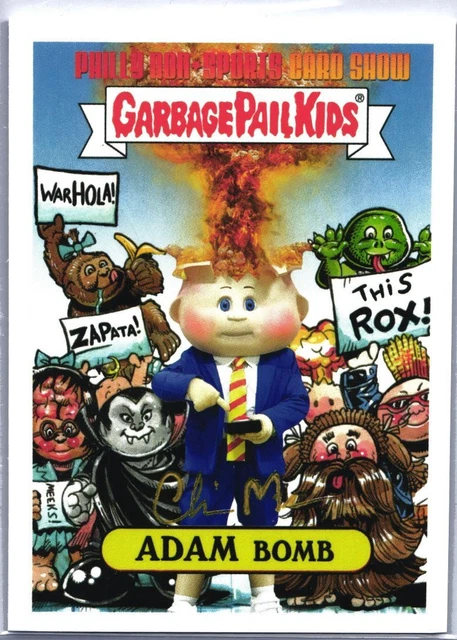 2022 Philly Non Sport Show GPK Signed by Chris Meeks Auto