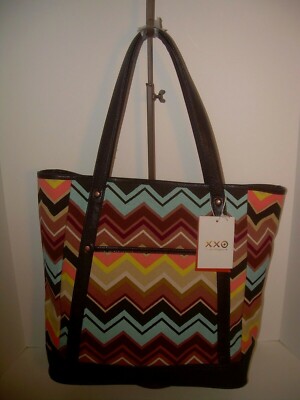 Missoni for Target XXO~ Colore Zig Zag Large Tote Bag Handbag NWT 