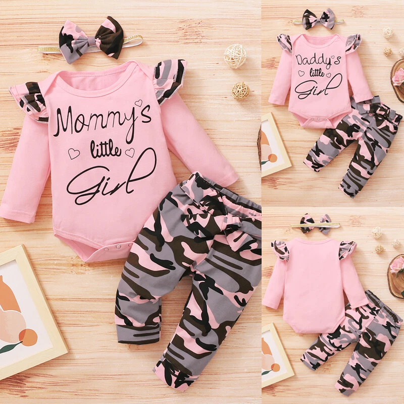 Newborn Baby Girl Clothes Ruffle Sleeve Romper Bodysuit Floral