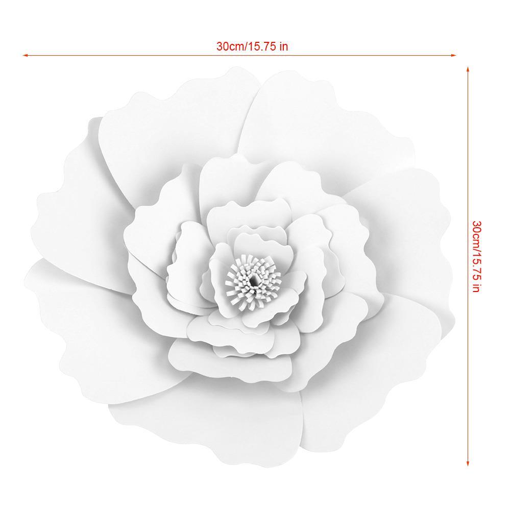 Beautiful White Tissue Paper Flowers for Birthday Wedding Party Decoration