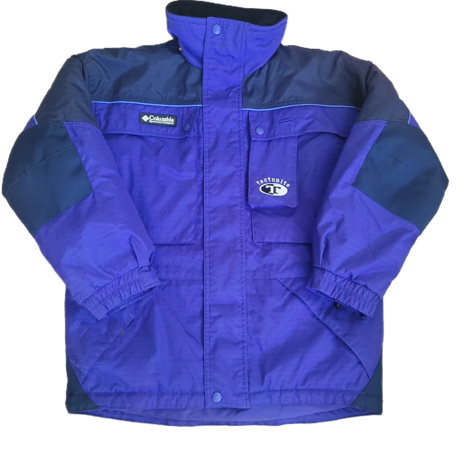 Columbia Tectonite Youth Winter Ski Snowboard Blue Insulated Jacket Youth 10-12