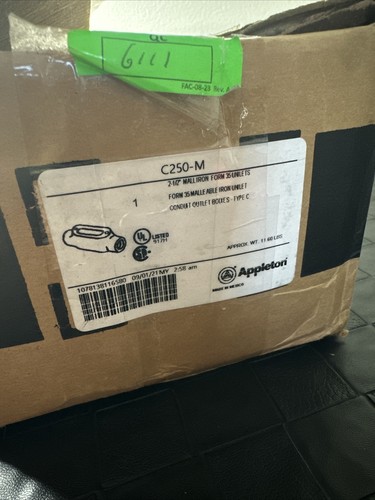 Cuerpo de Conducto Appleton 2-1/2" C250-M Hierro Maleable Especificación 5 - Tipo C - Imagen 5 de 6