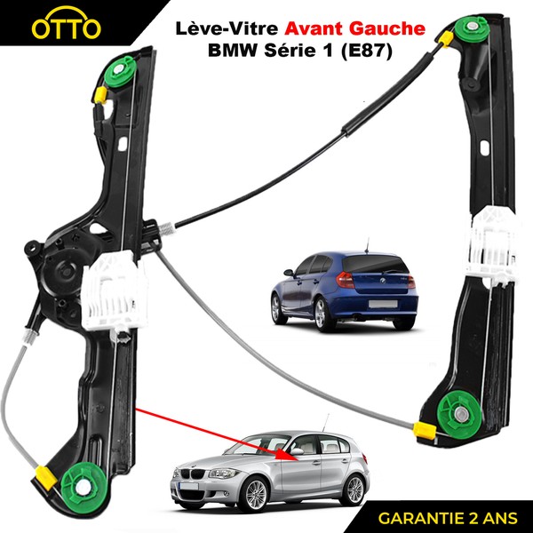 BMW Serie 1 E87 Mechanismus Fensterheber Vorne Links Leiter = 51337138465-image