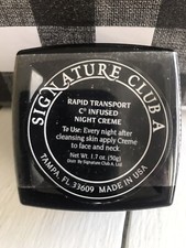 Signature Club A Rapid Transport C Infused Night Creme 1.7 oz NEW SEALED