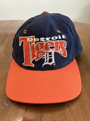 90s y2k OLD Detroit Tigers vintage CAP 紺 Vintage Detroit Tigers Men's Hat Fitted Size 7 1/4 Cap 90's