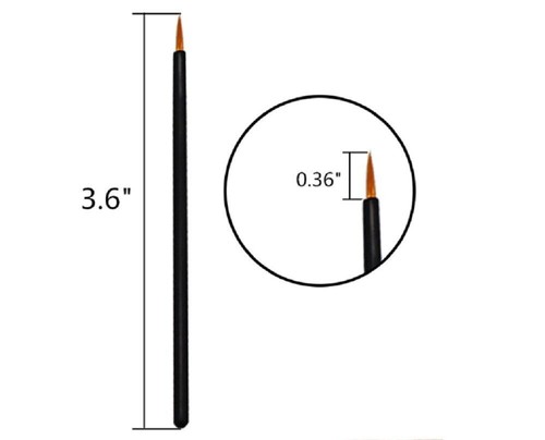 100pcs Disposable Fine Tip Makeup eyeliner brushes applicators Eye Wands Makeup - Picture 2 of 9