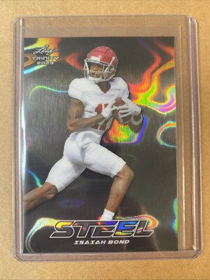 ISAIAH BOND 2023 Leaf Trinity Steel Pre-Production Proof 1/1 