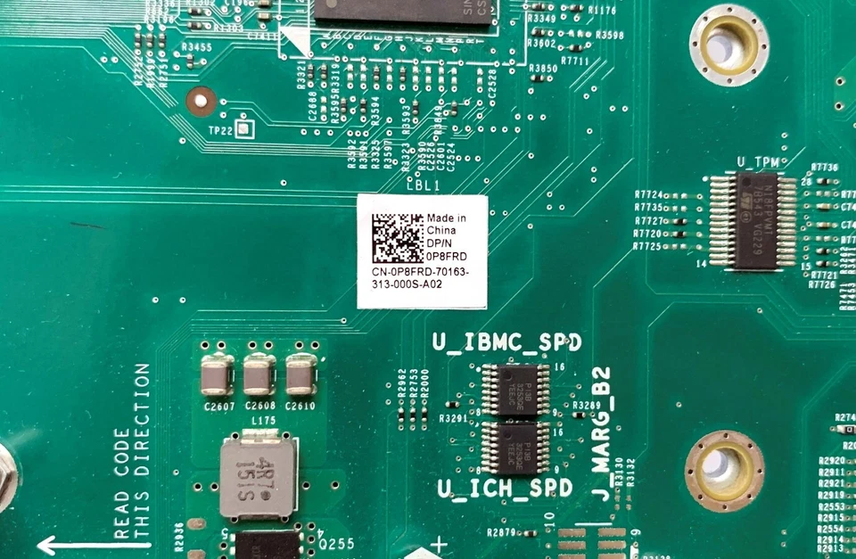 Dell Poweredge R610 LGA1366 DDR3 Dual Socket 12 Slots Motherboard P8FRD 0P8FRD - Image 3 of 3