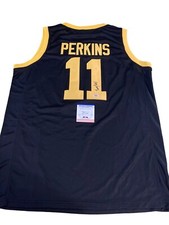 Tony Perkins Iowa Hawkeyes Basketball Star signed autographed Custom Jersey PSA