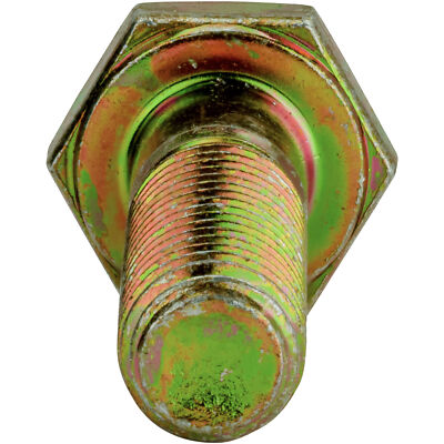 Fastenere 1/2-20 Hex Cap Screws Grade 8 Yellow Zinc – Partially Threaded, Various Lengths (3/4in To 8in)