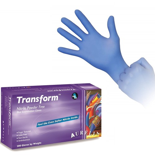 Aurelia Nitrile Latex Exam Industrial Gloves High Quality Medical (Choose Sizes) - Picture 5 of 8