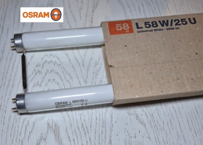 Osram Leuchtstofflampe L 58W/25U 76 cm universal neutralweiß U Form Altes Modell