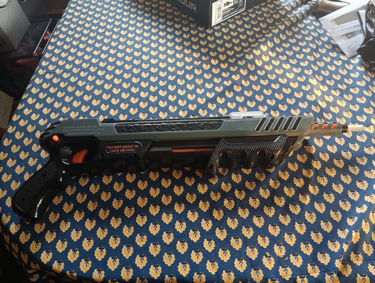 Bug-A-Salt The Original Salt Gun Authentic Black Gray Orange | eBay