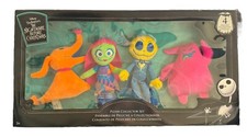 Disney Tim Burton's Nightmare Before Christmas Neon Plush 4pc Collector Set NIB