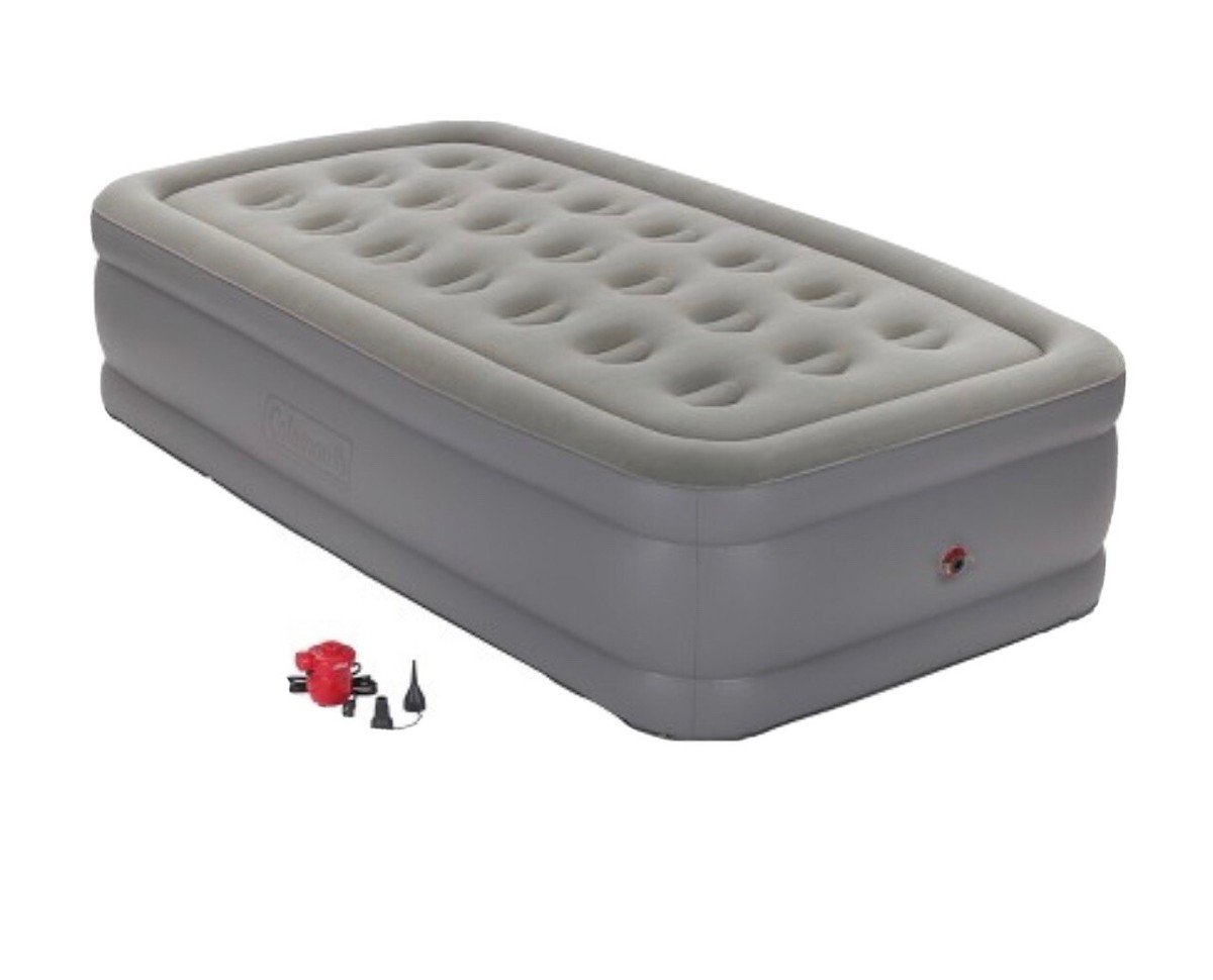 Coleman Air Mattress Built-in Pump SupportRest Elite Double-High