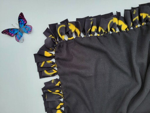 Kids toddler lovely Batman Logo blanket Fleece, No Sew , No Tie Blanket, 36/56 - Picture 3 of 8