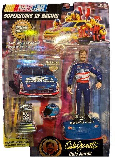 Toy Biz NASCAR Superstars of Racing Action Figures Dale Jarrett Bill Elliott - Picture 2 of 5