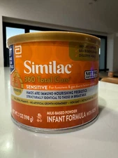 Similac 360 Total Care Sensitive Infant Formula 7oz - SEALED - Exp 11/01/2025