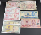 Lot (9) Vietnam (2) 200, (2) 500, (2) 1000 (2) 2000 (1) 20000 (1) 50000 SP1025