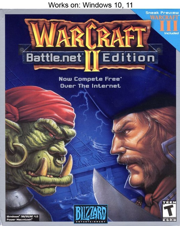 WarCraft II Edition PC Game 1999 Windows 10 11 Beyond