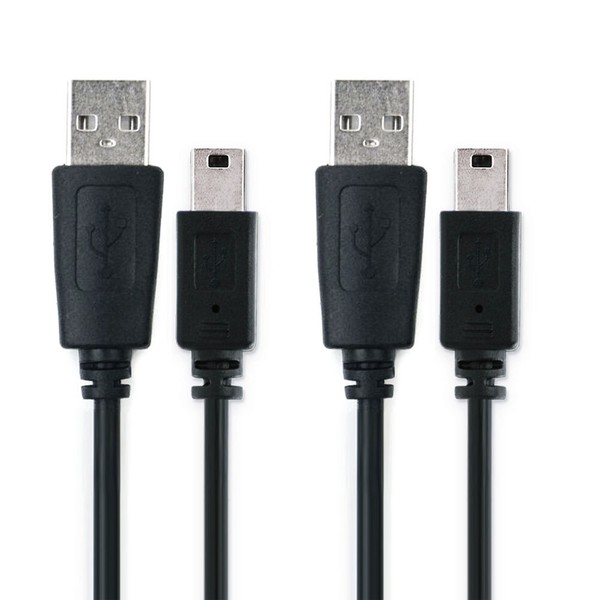 2X Usb Kabel FüR Garmin Streetpilot C510 Ladekabel 1A Schwarz-image