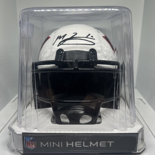 Mac Jones handsignierter New England Patriots Lunar Mini Helm / Becket COA - Bild 5 von 6