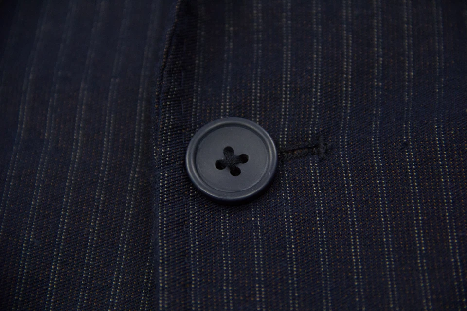 Blazer azul a rayas de algodón Scotch & Soda, EE. UU. 40, UE 50 Foto 4 de 4