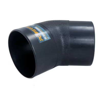 POWERTEC 70183 4 inch 45 Degree Elbow - ABS Plastic Dust Collector Connector