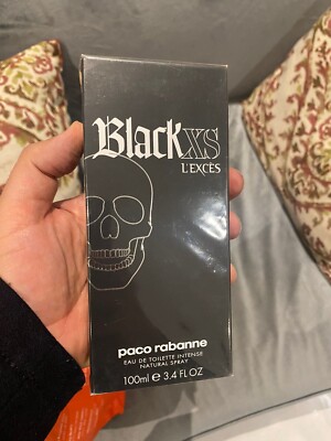 Paco Rabanne BLACK XS L'Exces EDT INTENSE 100 ml 3.4 oz BNIB DISCONTINUED V RARE
