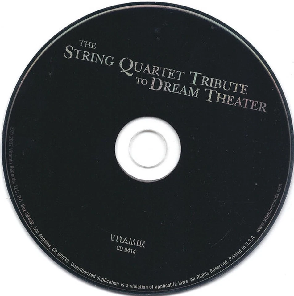 The Da Capo Players - The String Quartet Tribute To Dream Theater (CD, 2007, NM) - Imagem 3 de 3