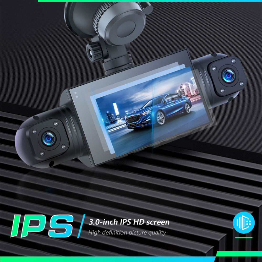 360°-Dashcam 4K Car Dash Cam 1080P Auto Kamera Nachtsicht Video