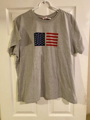 Vintage 2001 Target American Flag USA Women's T-Shirt Size 22W