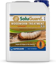 SoluGuard Antitarlo - 5L - Anti Tarlo e Anti Termiti per Legno Pronto all'Uso