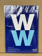 WW WEIGHT WATCHERS 5 POUND Milestone Weight Loss Blue CHARM KEY RING - NEW