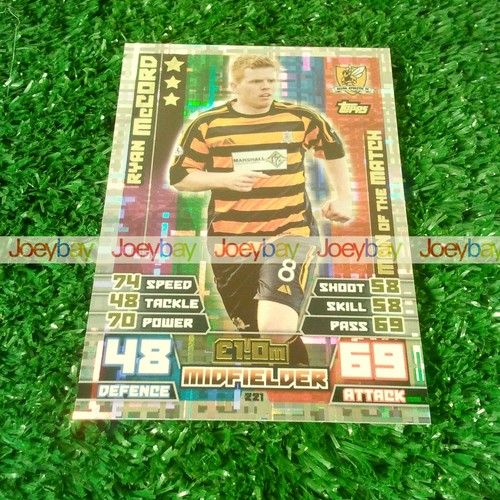 14/15 SPFL HUNDRED CLUB LTD EDITION MAN OF THE MATCH ATTAX CARD 2014 2015 SPL - Picture 22 of 35