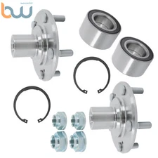 For 2006-2011 Honda Civic 1.3L 1.8L Set of 2 Front Wheel Hub & Bearing Kit LH+RH