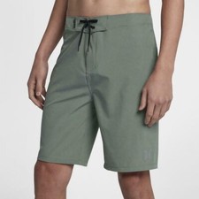 Hurley Mens Phantom One Only Stretch 20" Boardshorts - Clay Green